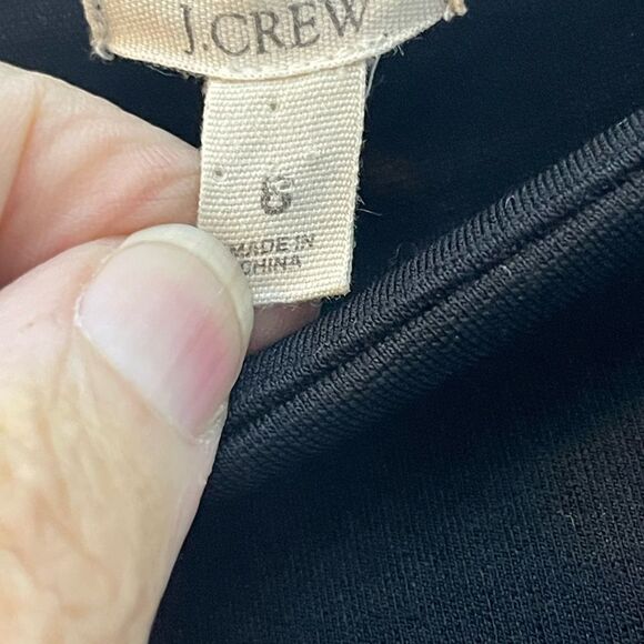 J. Crew black riding pants back exposed zipper, size 8 - Picture 7 of 15